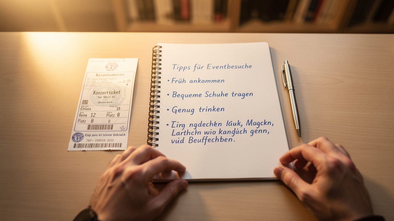 Praktische Konzert-Tipps